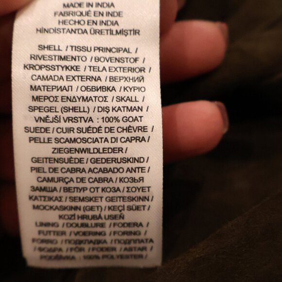 NWT Lauren Ralph Lauren Black Label Goat Suede High-Rise Boot Pants – Dark Olive - Picture 14 of 15